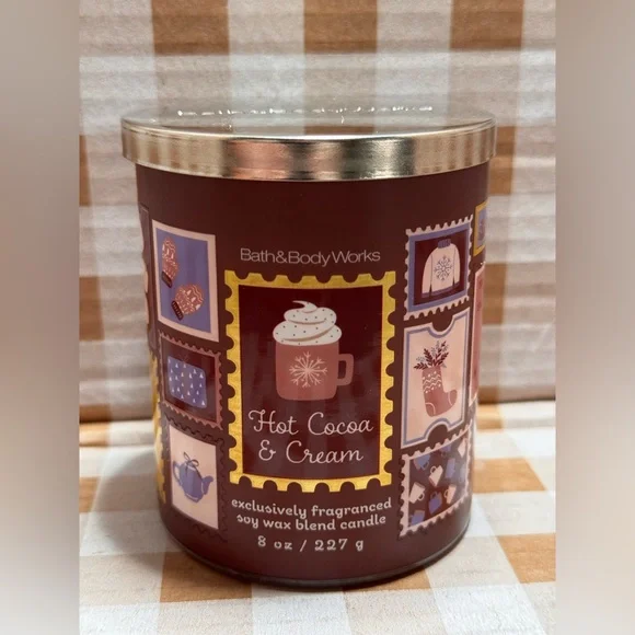 NEW B&BW Hot Cocoa & Cream Single wick candle - Picture 2 of 4